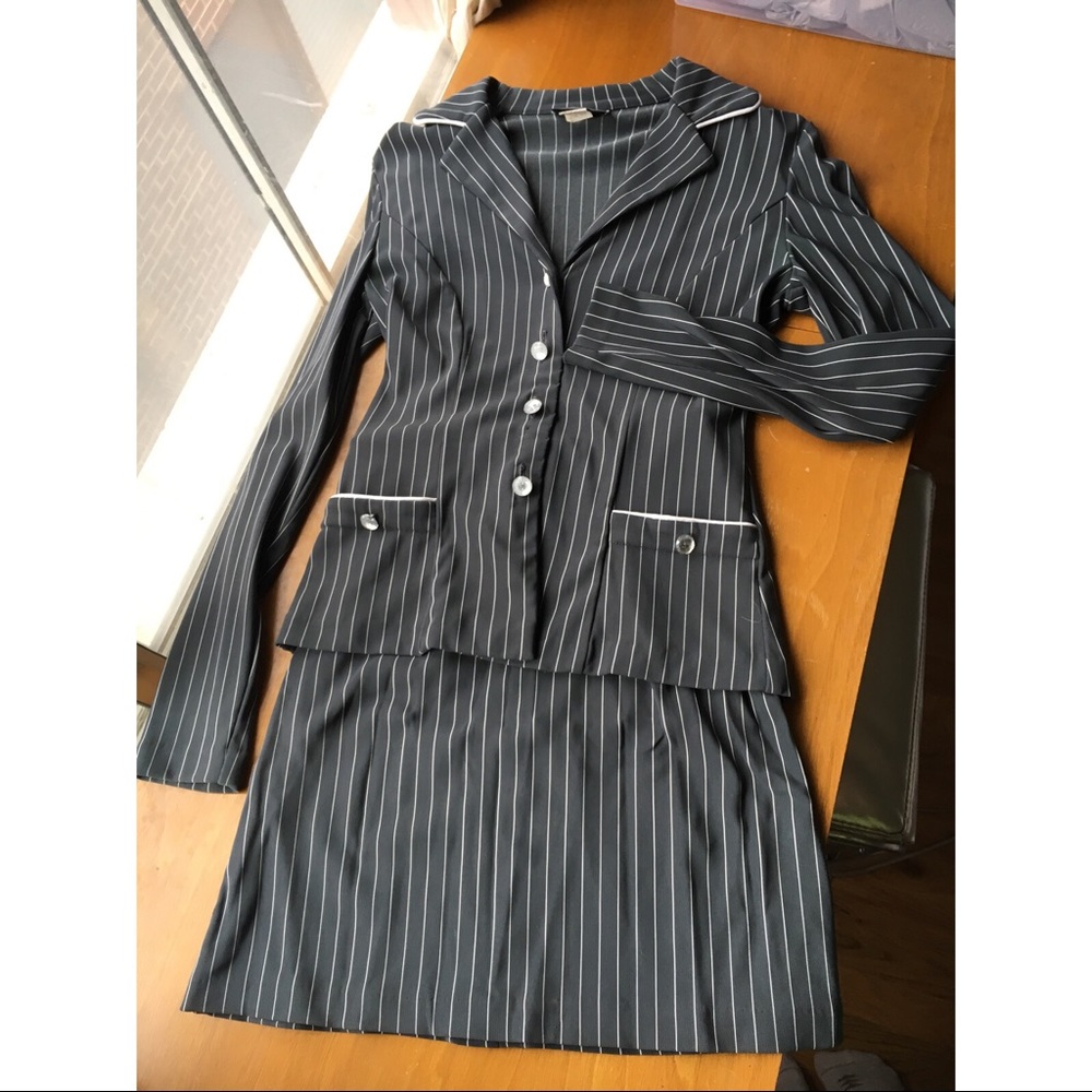 Pinstripe Suit
